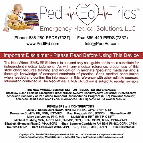 Neo-Wheel neonatal pocket reference datos críticos al instante sin usar el móvil 5