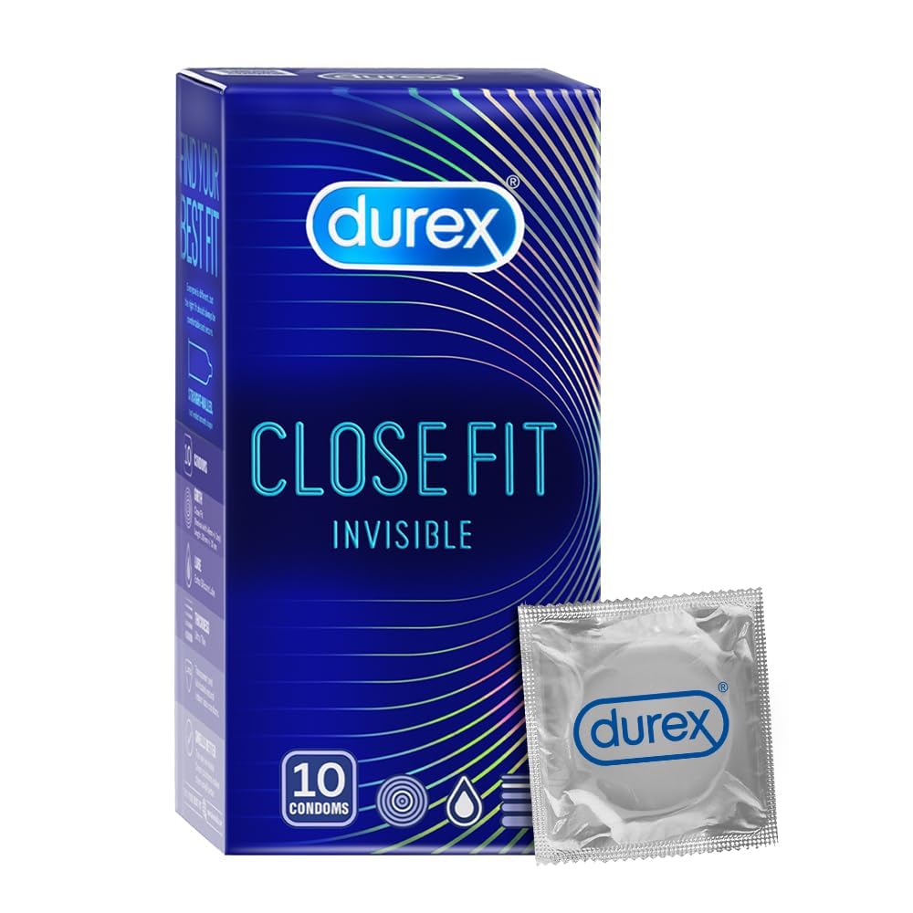 Durex Invisible Close Fit - Pack of 10 Condoms-image-28