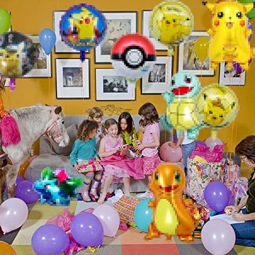 Palloncini Cartoni Alluminio, 8 Pezzi Palloncini