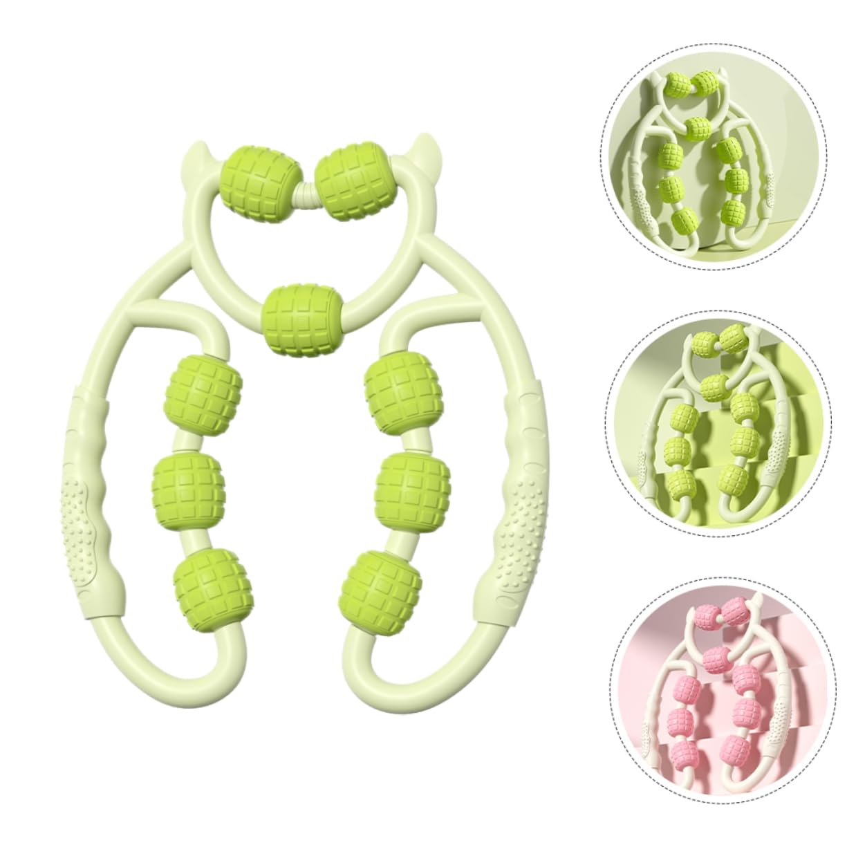 2stücke Muskelrolle für Beine Handmassagegerät Beinmassagerolle Wadenmassagerolle Muskelmassagegerät Massagerolle für Beine Beinmassagegerät Beinrollen für Muskulatur Kleines