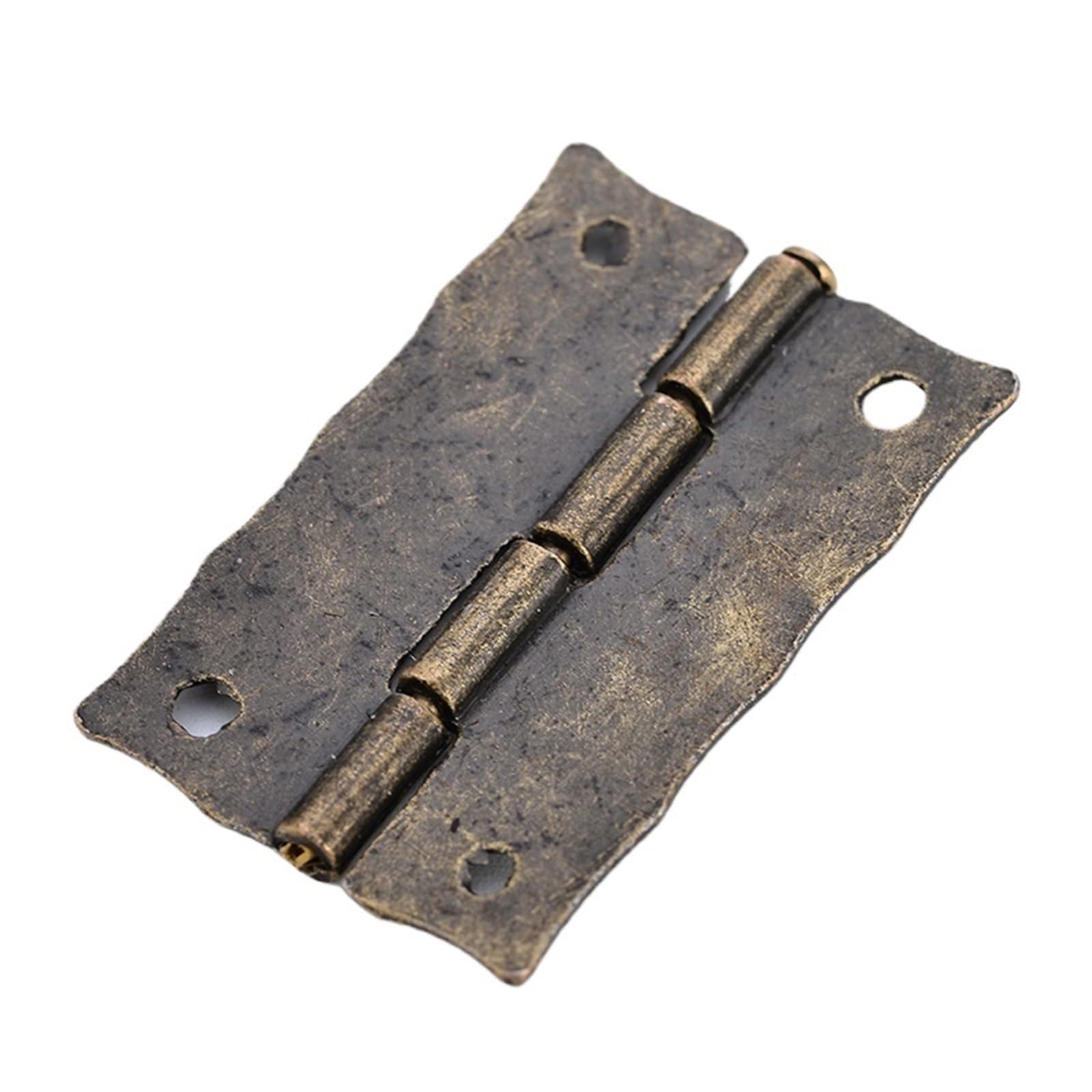 10PCS Antique Bronze Hinges Cabinet Door Drawer Hinge