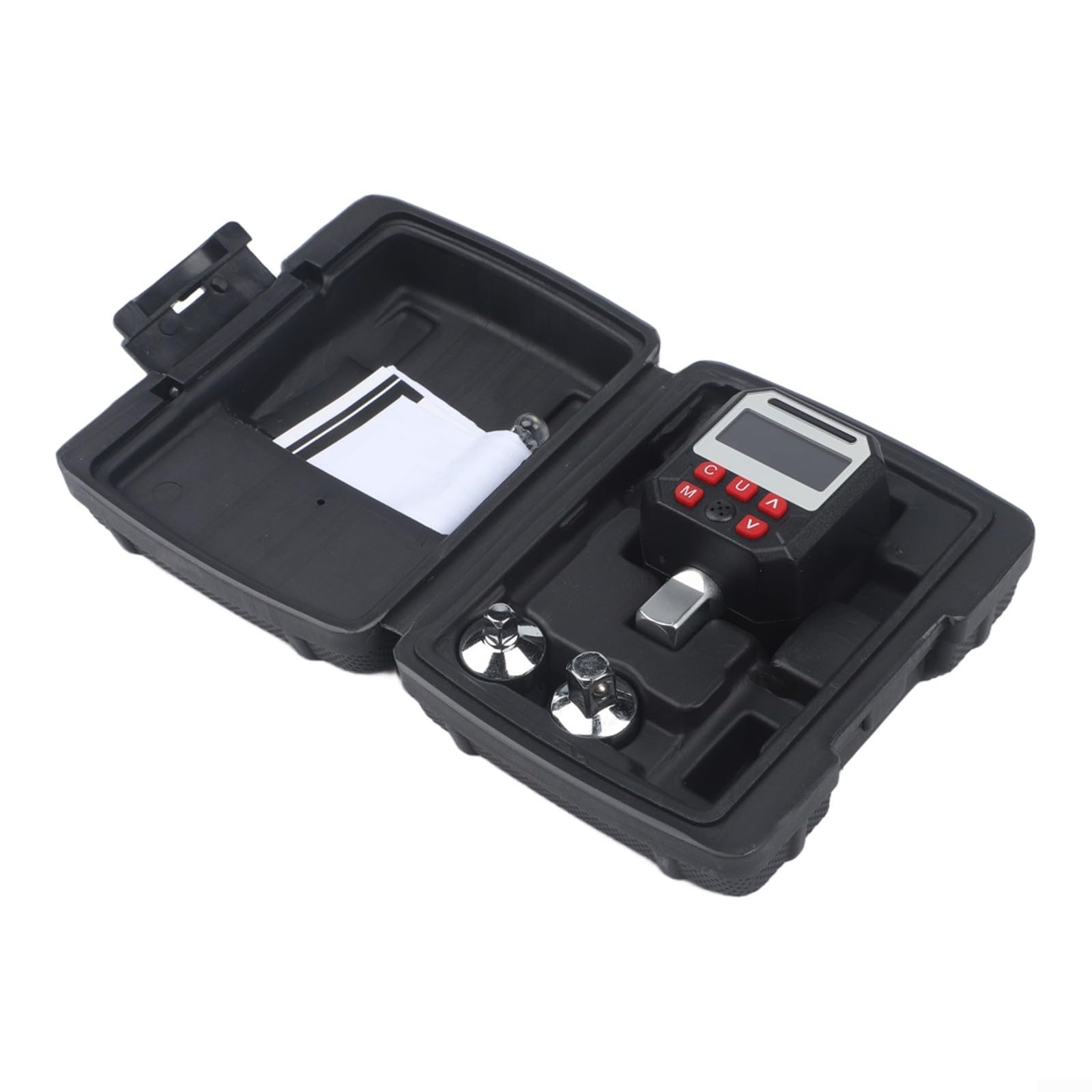 Adaptateur de couple numérique 1/2" noir 17-340 avec alertes buzzer LED pour mécanique auto