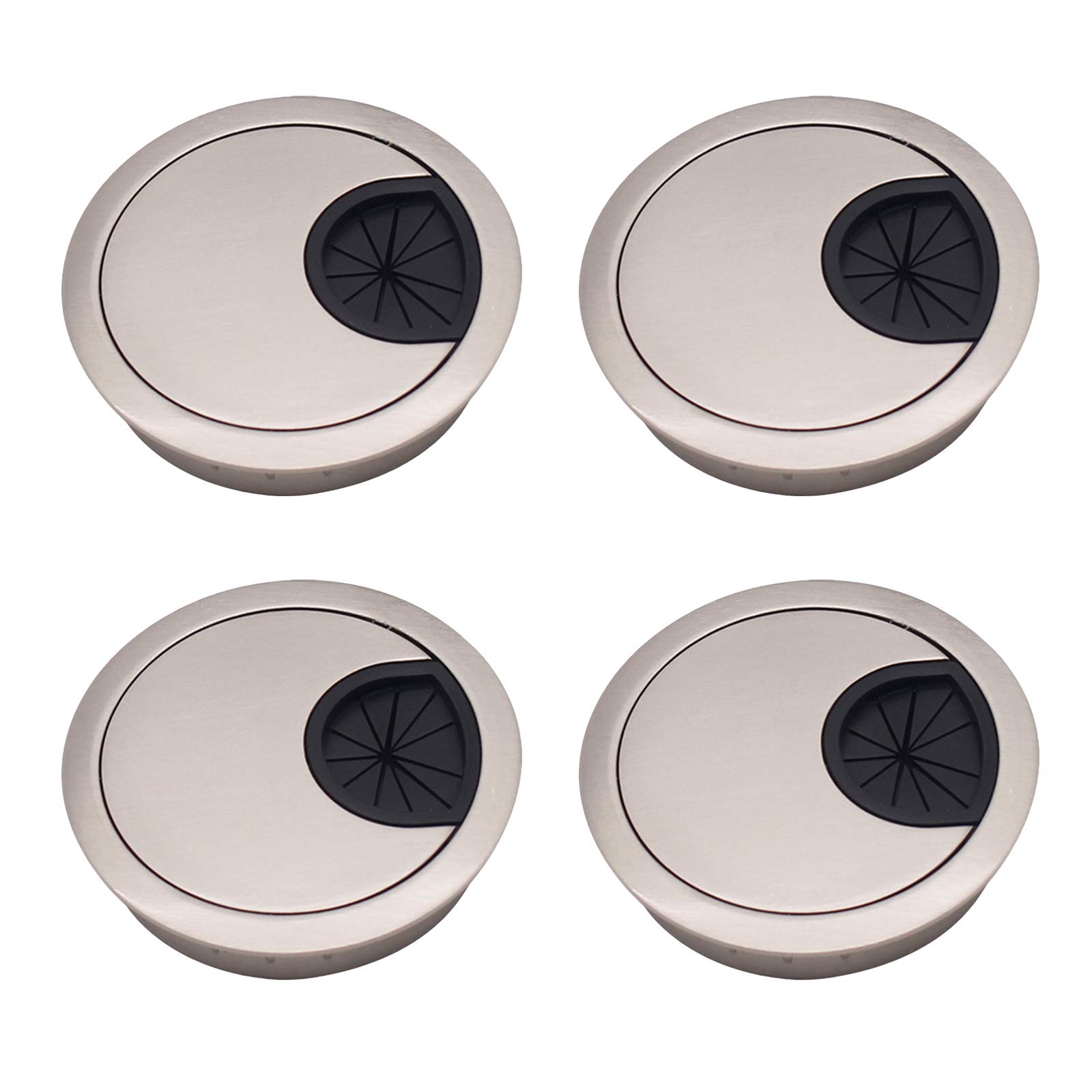 Buy Besylo 60mm Computer Grommet, 4pcs Metal Cable Grommet, Desk Table