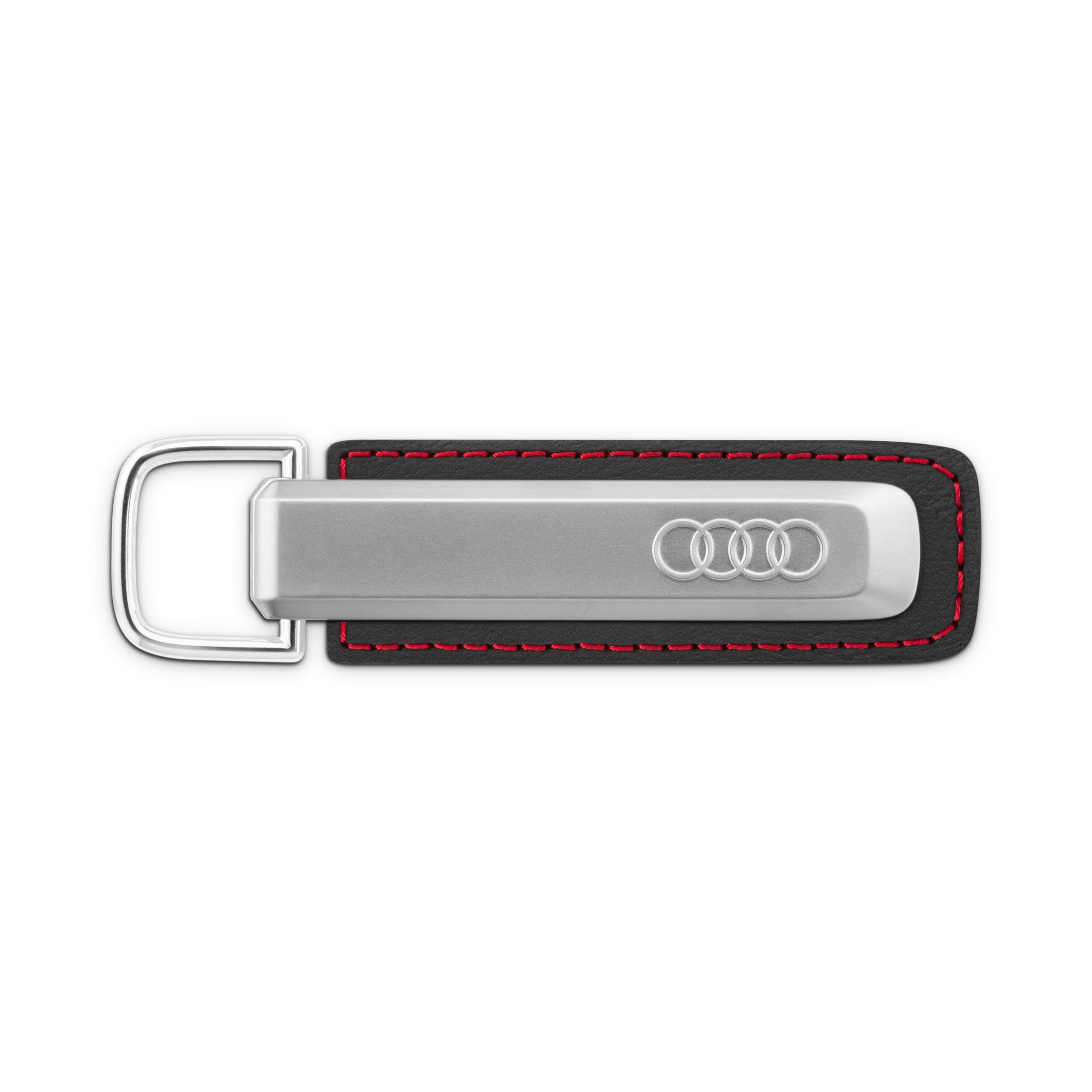 Audi Portachiavi S argento/nero