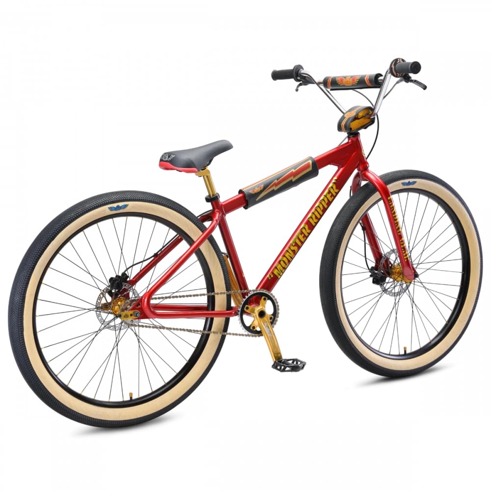 SE Bikes Monster Ripper 29R+ BMX Bike 2021 (43cm, Red)