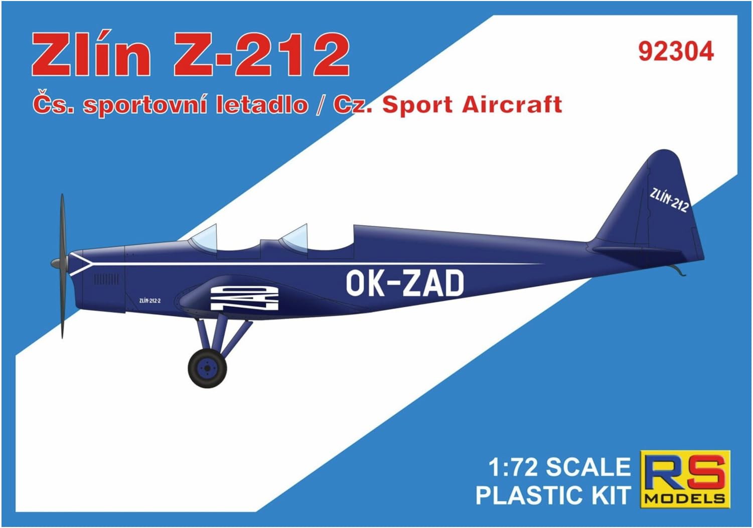 Amazon | RSモデル 1/72 ズリン Z-212 プラモデル 92304 (飛行機