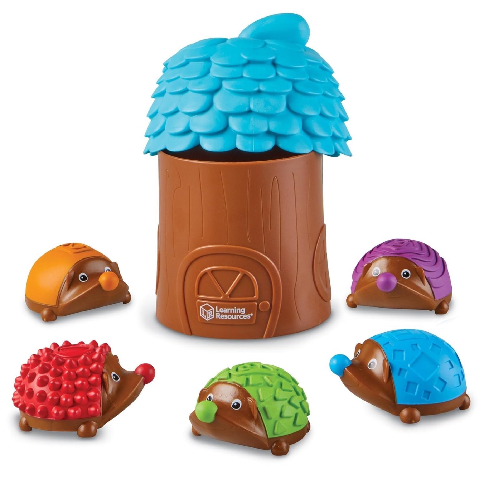 Learning Resources LER9104 Baby Toy, Fine Motor Skills Education, Hedgehog, Spike Tree House, Authentic Product