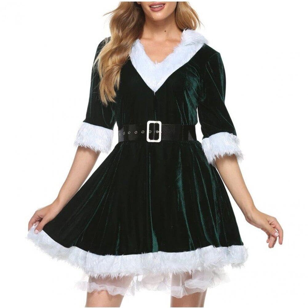 Disfraz de Navidad para mujer ideal para fiestas de nochebuena y cosplay