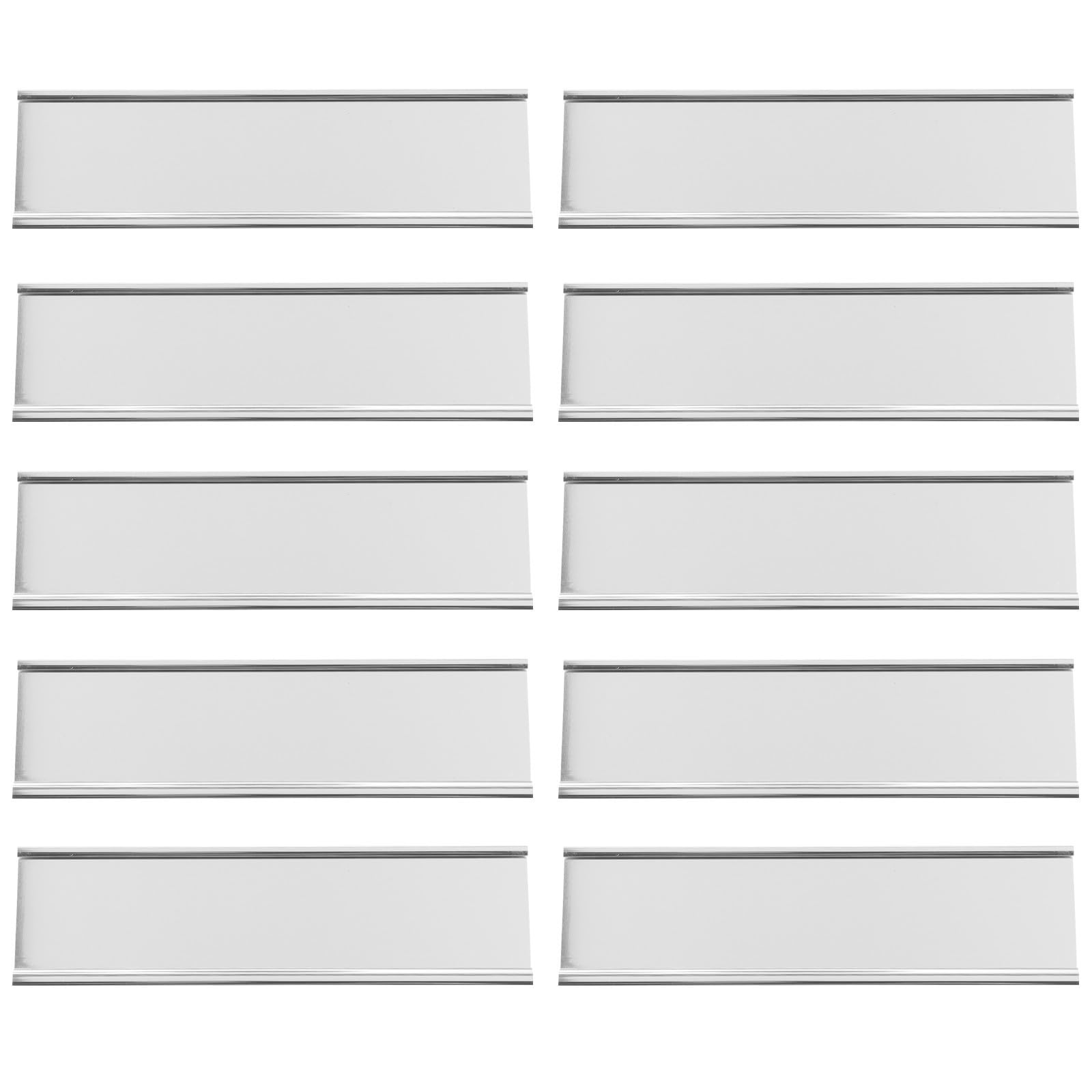 Support de cartes de visite compact et sûr en alu argenté pour un maintien parfait