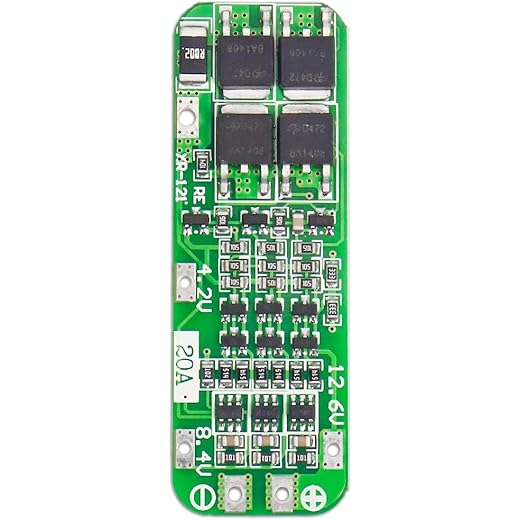 BMS 18650 Lithium Battery Protection Board 3S 20A