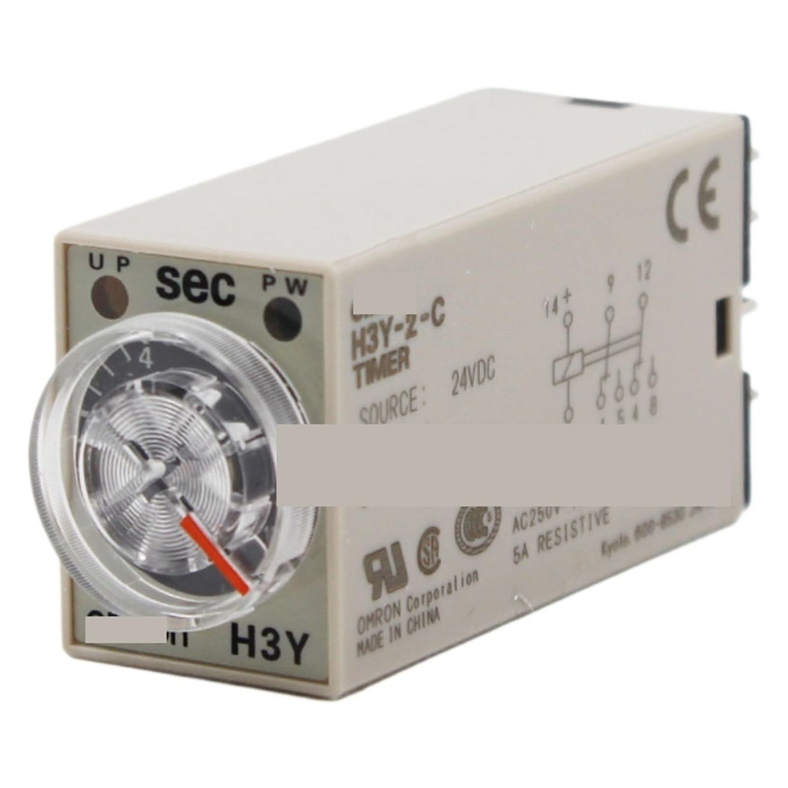 Relais temporisé 24VDC 60S H3Y-2-C temporisateur de commande basse tension