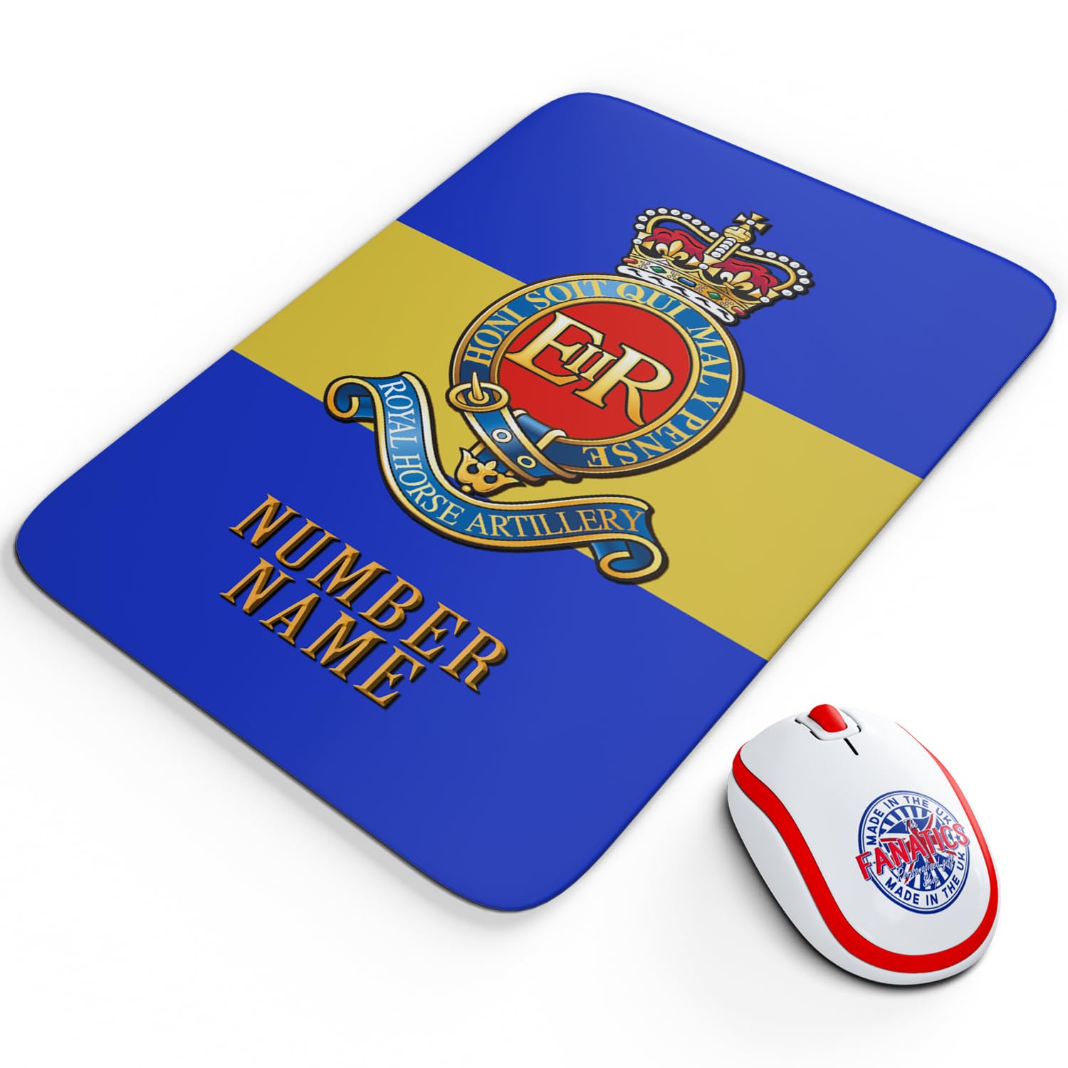 Personalised Military Mouse Mat Royal Horse Artillery Mousemat Computer Mouse Pad Work Office PC Veteran Army Gift TR92
