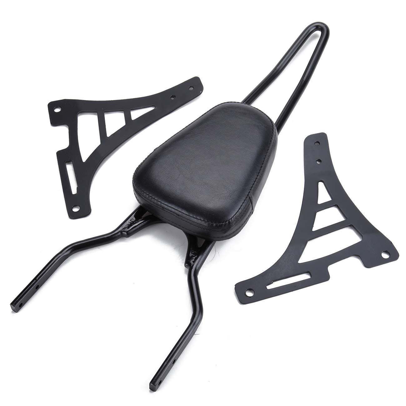 Samger Sissy Bar Respaldo trasero desmontable Fit para Harley Davidson Sportster XL 883 1200 04-20