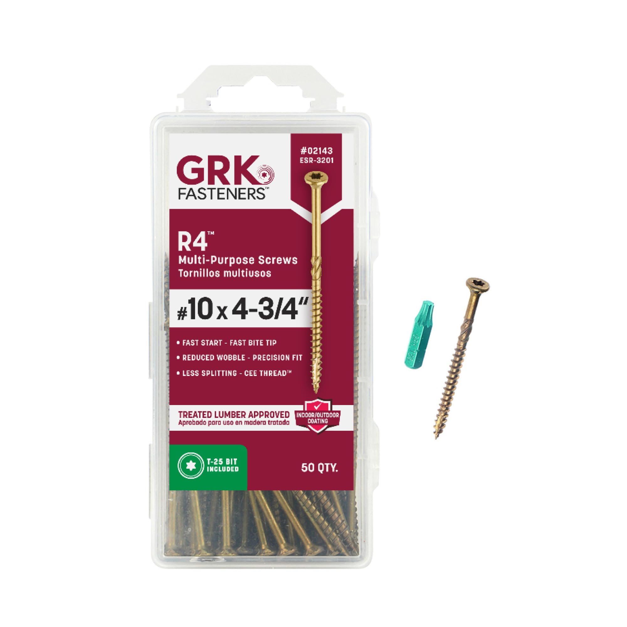 Amazon.com: GRK Fasteners R4™ #10 x 4-3/4 Inch, Multi-Purpose