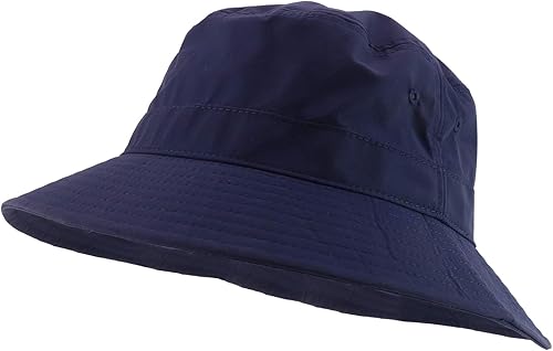 Trendy Apparel Shop Sombrero de pescador de poliéster de ala corta de gran tamaño XXL - XXXL