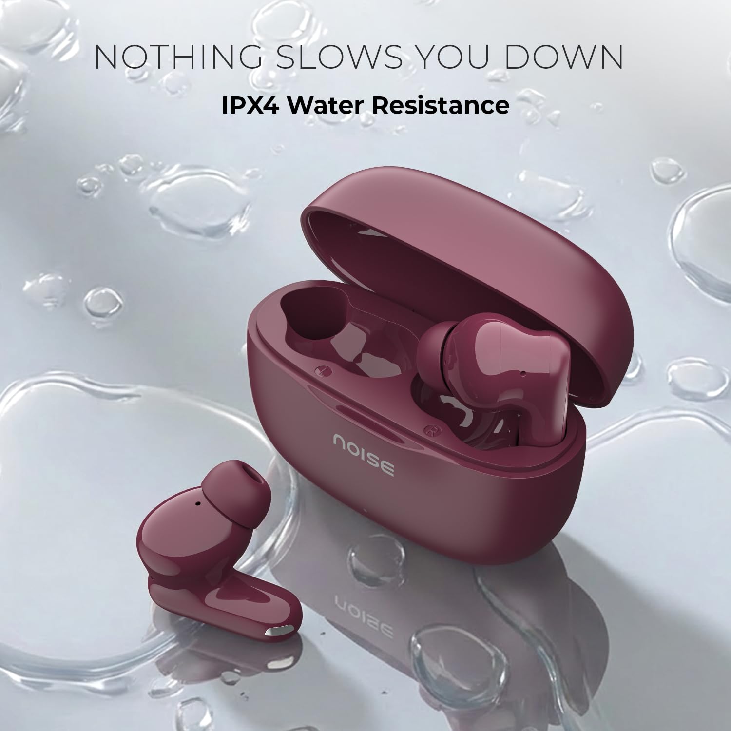 Noise Newly Launch Buds Play Truly Wireless Earbuds with 40H of Playtime, Quad Mic with ENC, Low Latency for Gaming (Up to 50 Ms), 13mm Driver, BT V6.0(Powder Blue) — Amazon image 9
