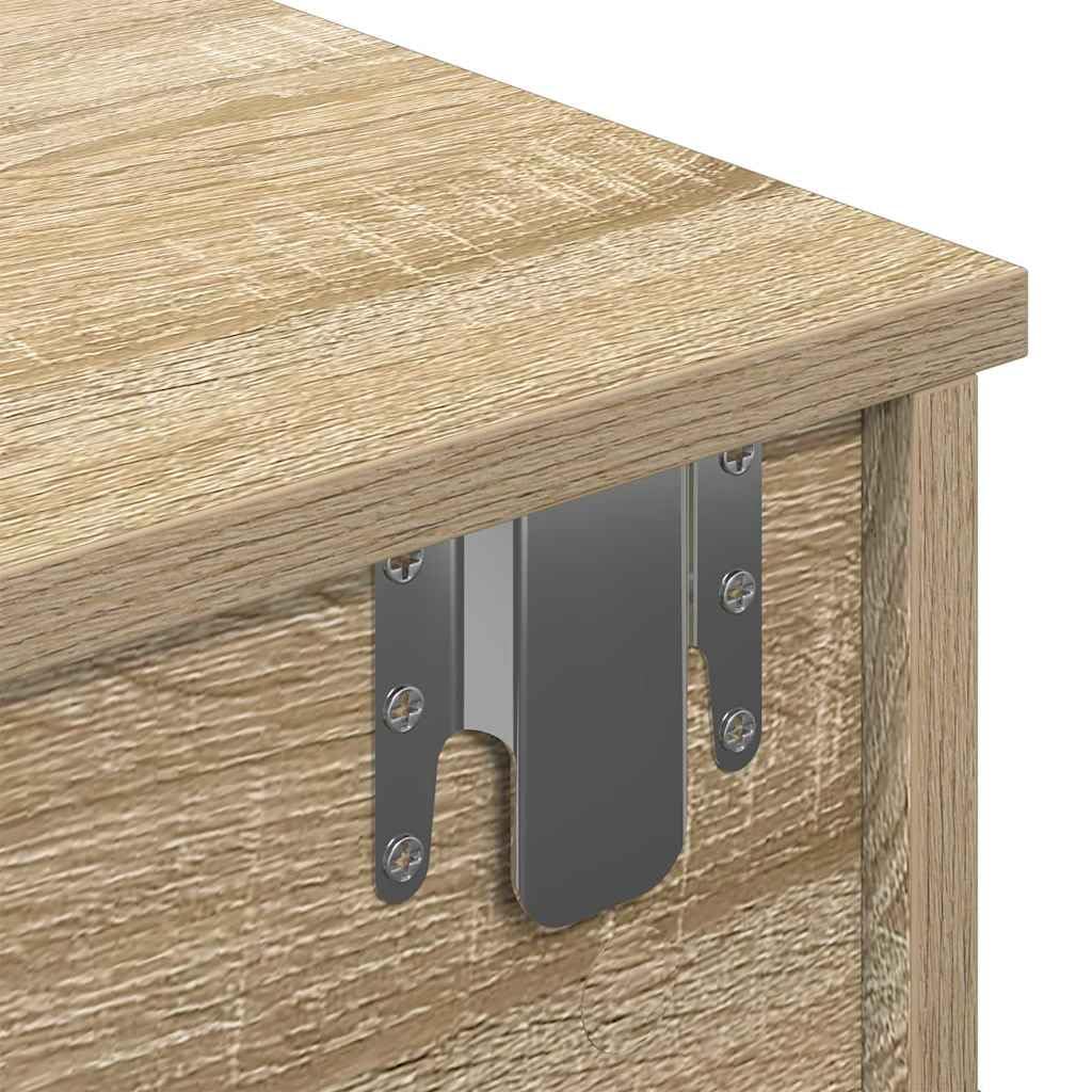 vidaXL Scaffale a Parete con Cassetti Sonoma 60x28x15 cm in Truciolato