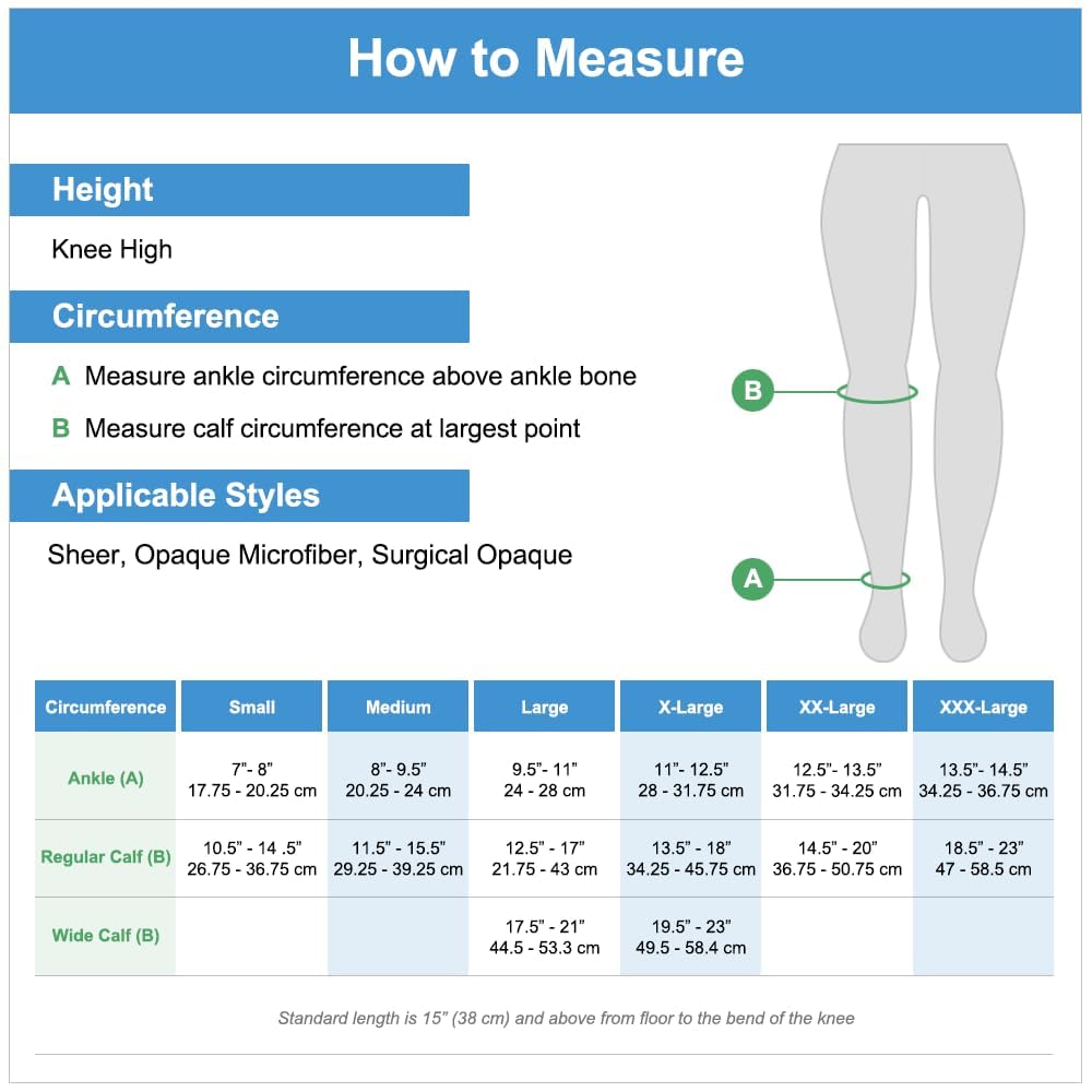 actifi Sheer de la mujer 20 – 30 mmHg medias de compresión ( – Cerrado en los dedos, rodilla alta