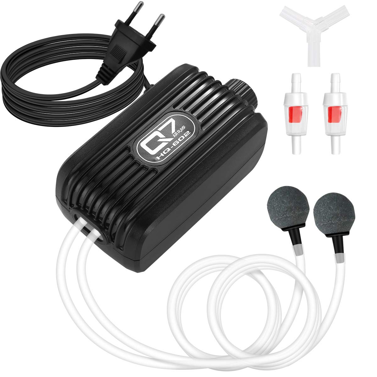 FEDOUR Draagbare USB-aquariumluchtpomp, intelligente