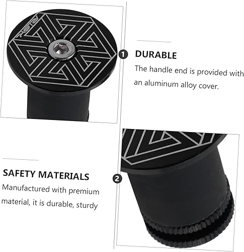 Miniatura 8 de BESPORTBLE 2 unids manillar de bicicleta tapa universal enchufe universal motocicleta bicicleta bar extremo enchufes bicicleta mango puños
