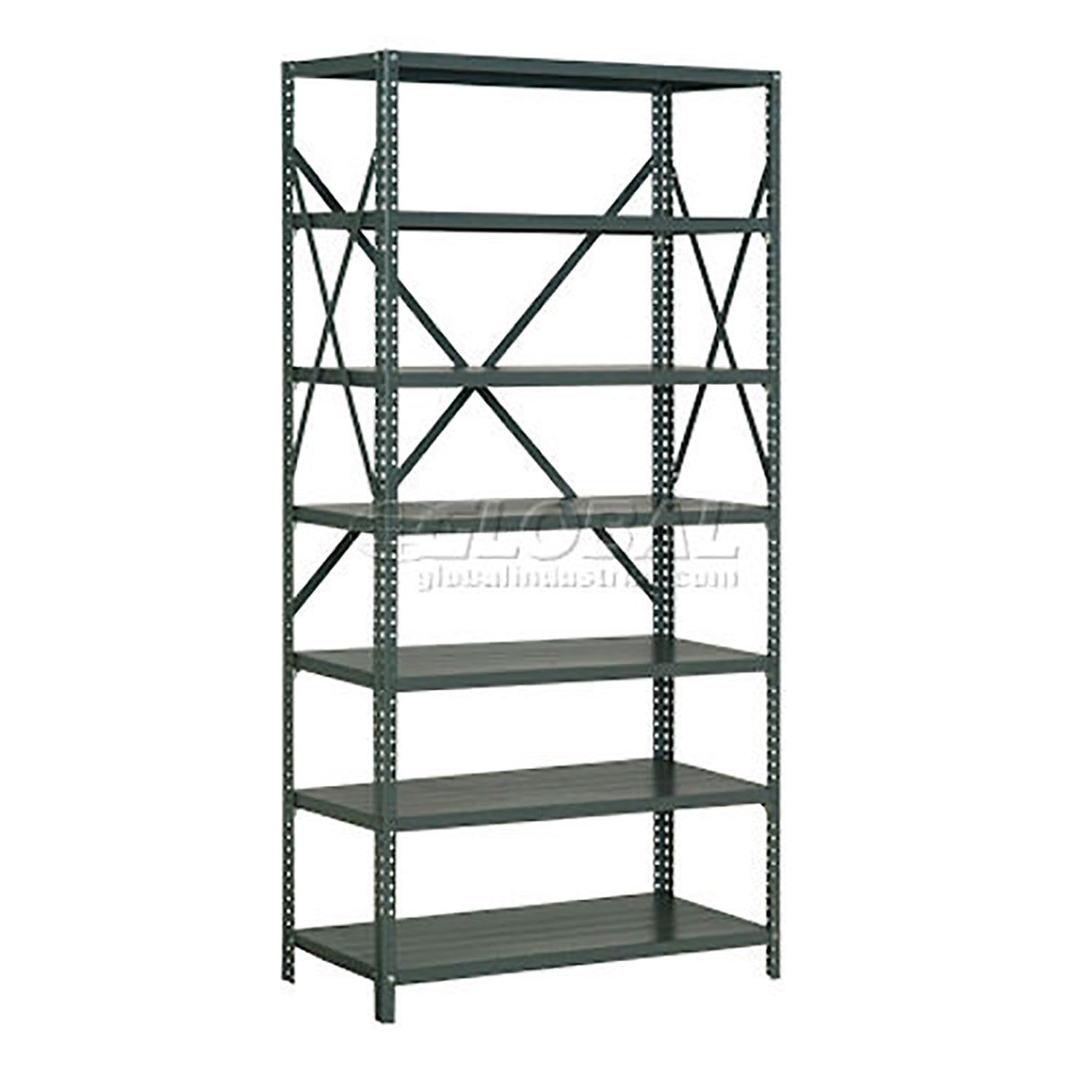 7 Shelf by Global Industrial – Alloy Steel, Grey, Model 234129A