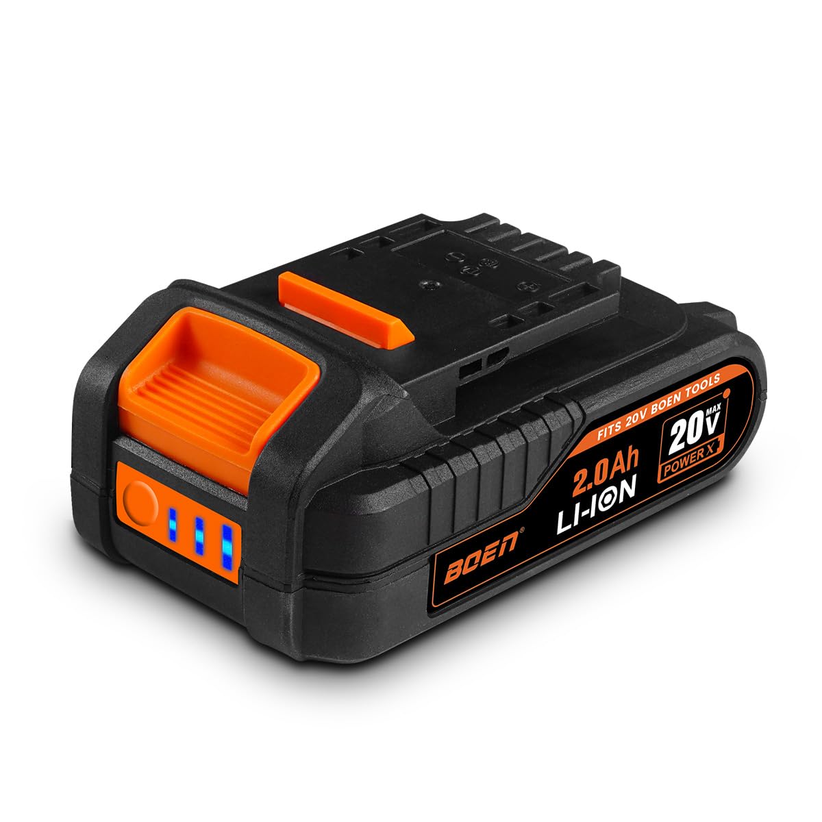 boen 20V MAX 2.0Ah Lithium Compact Battery, 2000mAh, Compatible 20V Cordless Power Tools