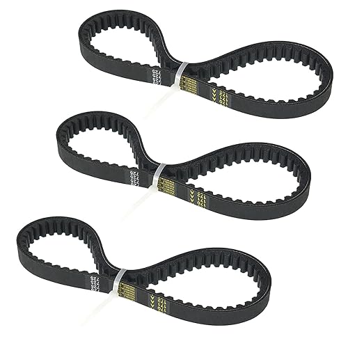 labwork Correa de transmisión 725 de repuesto para convertidor de par Go Kart serie 30 - Juego de 3 piezas (3 correas)