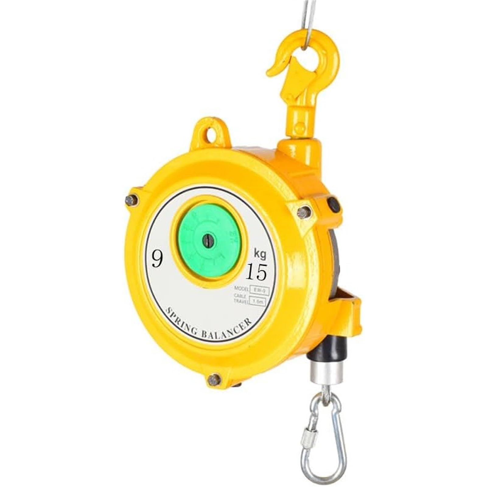 HYQOUKLR Telescopic Spring Balancer, Retractable Spring Balancer With Self-Locking Hook And 1-80kg Load Capacity(9-15kg)