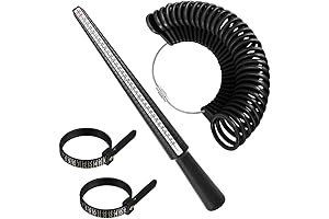 Accmor Ring Sizer Gauge: Precision Finger Measurement for Jewelry Making