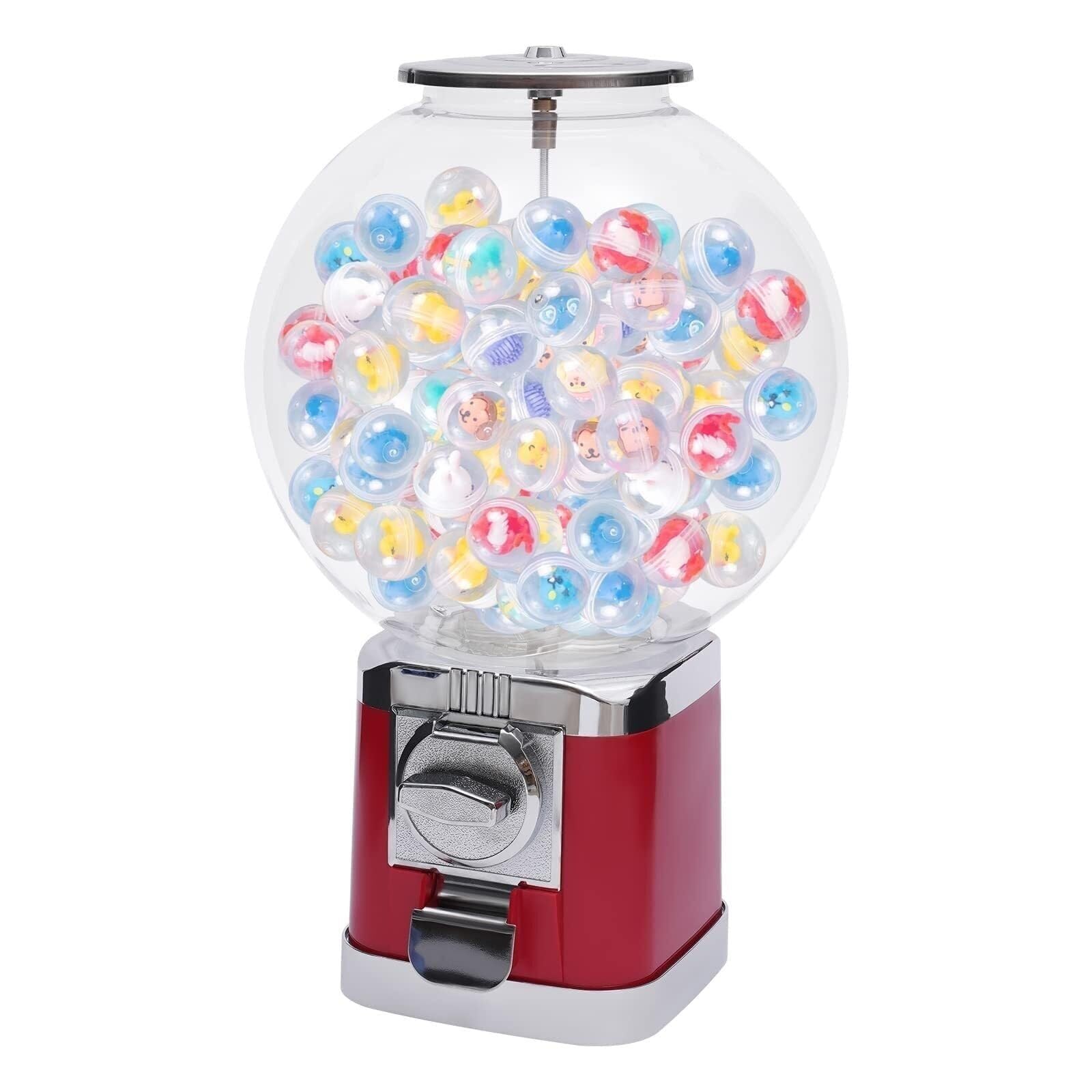 Distributore Automatico Di Capsule A Gettoni For Gadget Da 22-32 Mm,Mini Dispenser Di Caramelle Gumball Con 200 Palline,Macchina A Premi For Palline Giocattolo Circolari Leggere For Negozi Al Dettagli