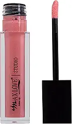 Gloss Labial Lip Volumoso Max Love Cor 12 - Nude com Glitter - Aumento dos Lábios