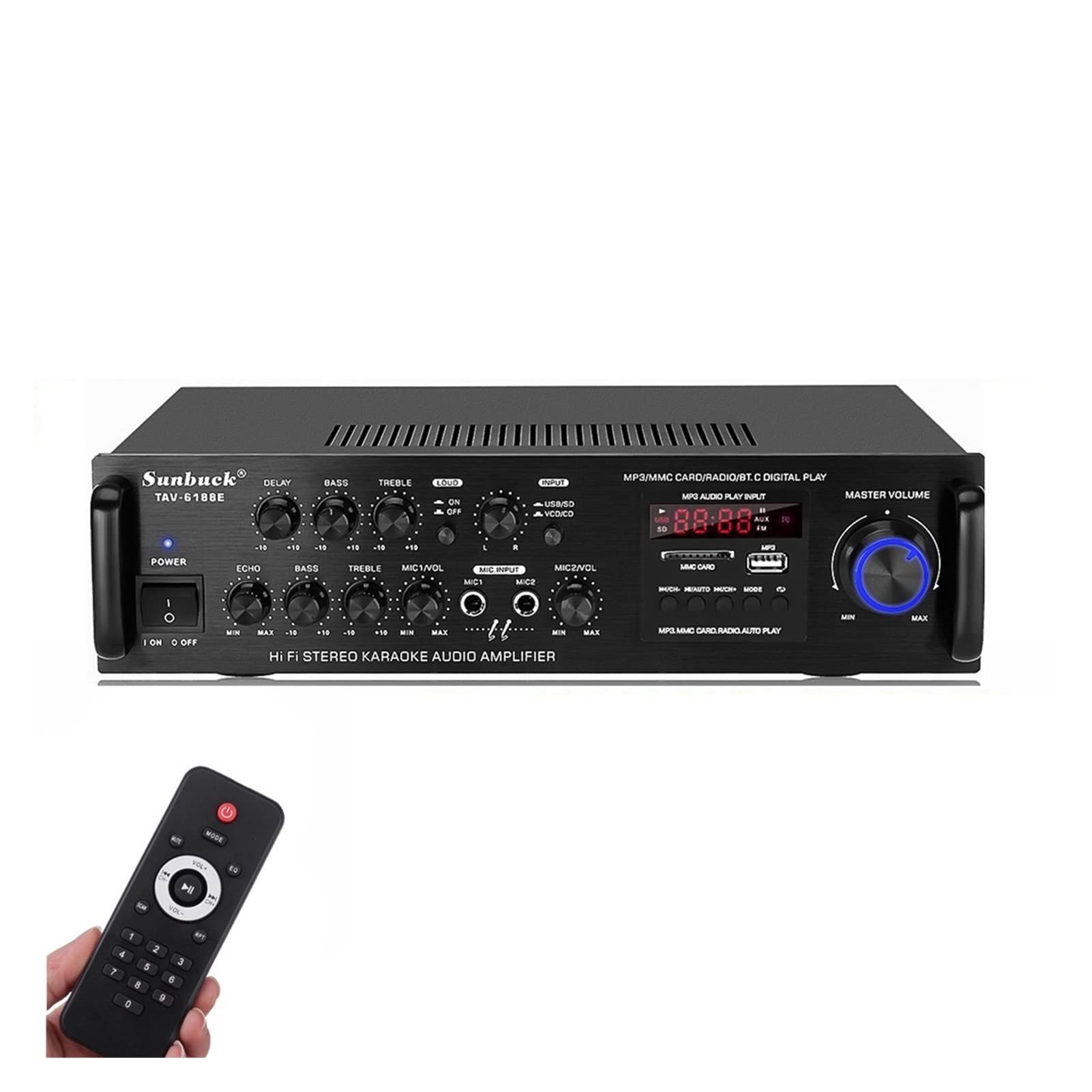 Buy SQLCF Amplifier car audio 2500W HIFI bluetooth Power Amplifier