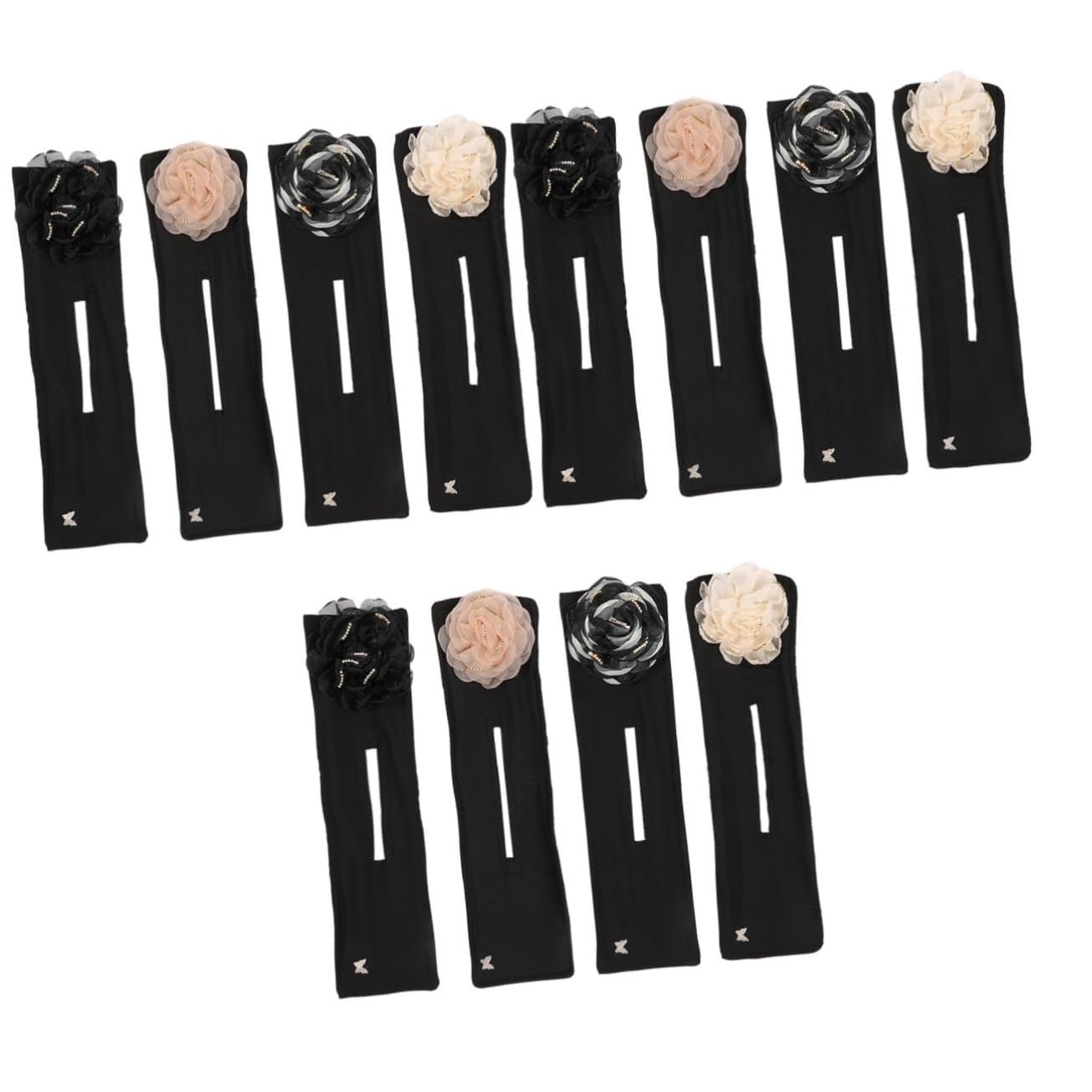 FOMIYES 12stücke Blumen Haarknoten Maker Große Blumenform Für Hochsteckfrisuren Haarstyling-tool Für Reisen Partys Und Sportaktivitäten Dekorativ Und Praktisch