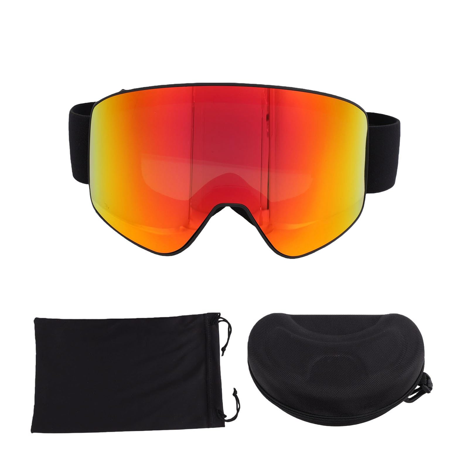 Gafas de esquí UV400 para Hombres y Mujeres, Lentes Magnéticas Antivaho para Actividades de Snowboard y Ciclismo, Ligeras, Unisex