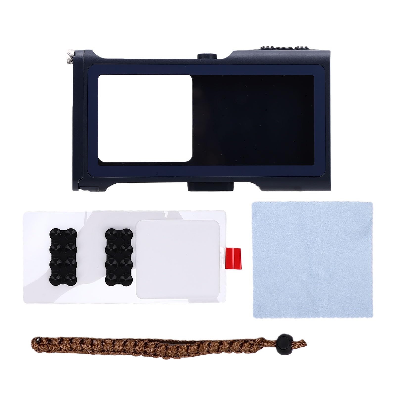 Funda de Teléfono Subacuática Impermeable 15m para Snorkeling Fotografía de Buceo Compatible con iOS 17 16 15 14 13 Pro MAX (Azul y Naranja)