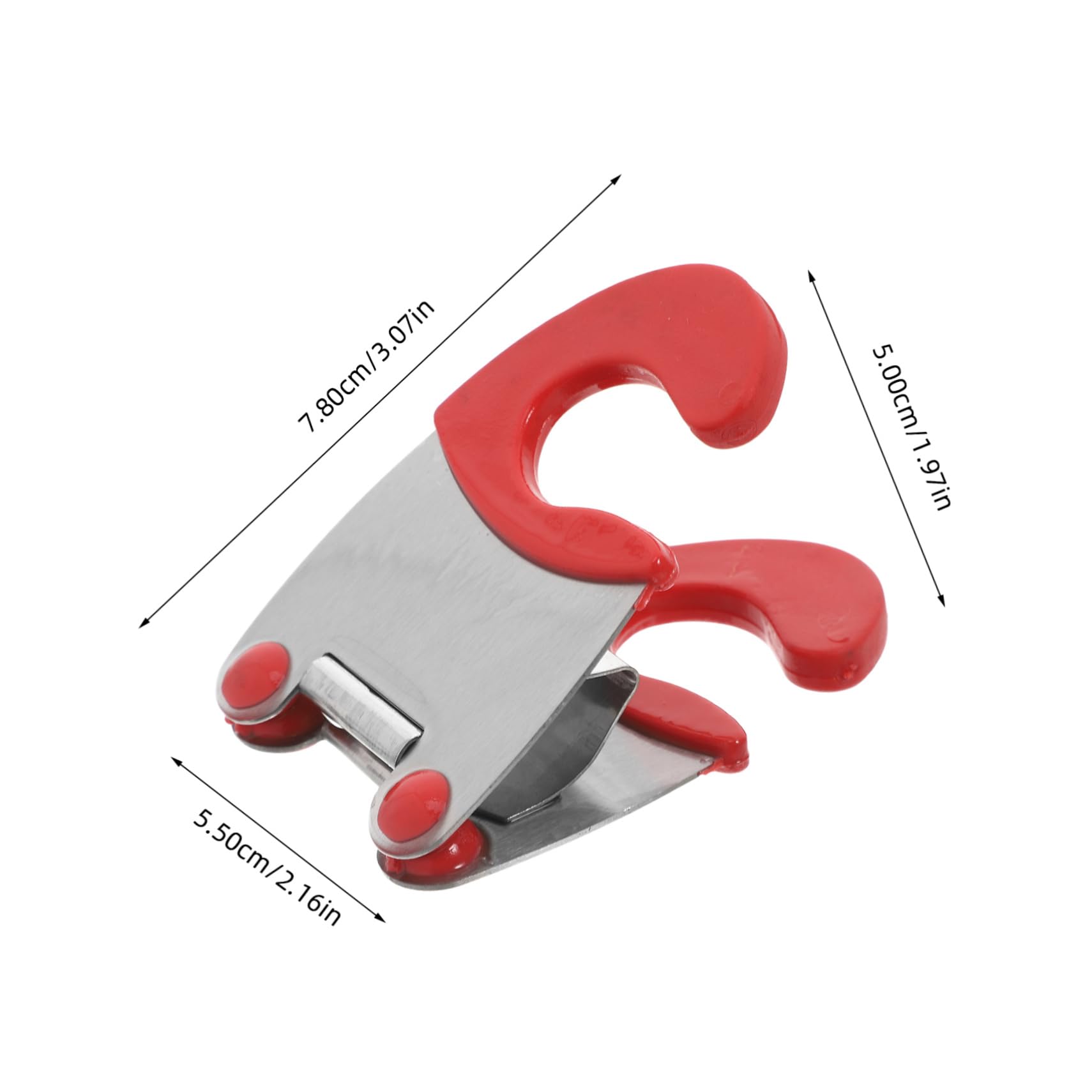 BRIGHTFUFU Stainless Steel Pot Lid Elevation Clip for Organized Cooking Kitchen Utensil Holder Multiuse Tool for Cooking and Tidying Compact Design for Space Saving