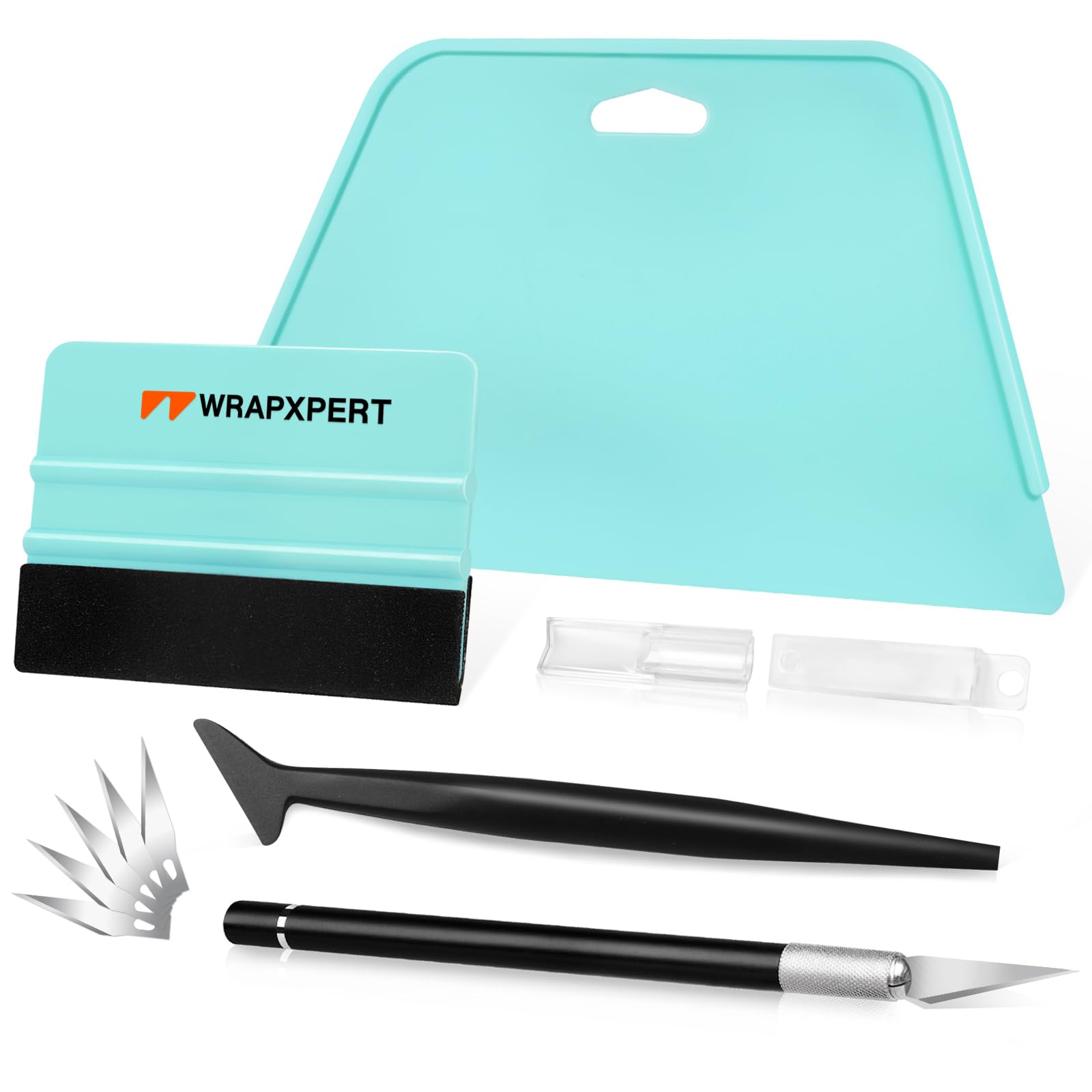 WRAPXPERT Wallpaper Tools, Wallpaper Smoothing Tools for Peel and Stick Wallpaper Hanging, Wallpaper Installation Kits for Bathroom Kitchen Contact Paper, Vinyl Backsplash Tile, Window Film Applying