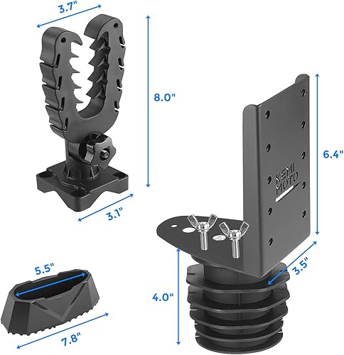 Miniatura 6 de KEMIMOTO Soporte para herramientas de caza UTV, soporte de herramientas compatible con Polaris Ranger y General, soporte para tazas de tablero o