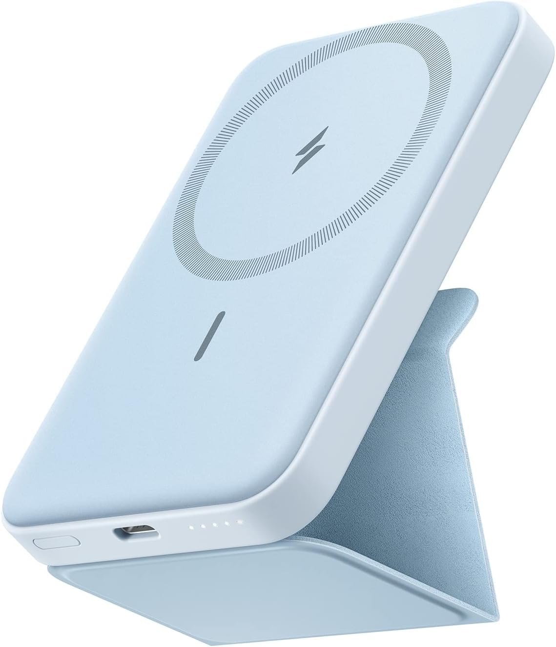 Anker Power Bank, 622 Magnetic Battery (MagGo), 5000mAh Foldable Magnetic Wireless Portable Charger and USB-C for iPhone 16/16 Plus/16 Pro/16 Pro Max, iPhone 15/14/13 Series