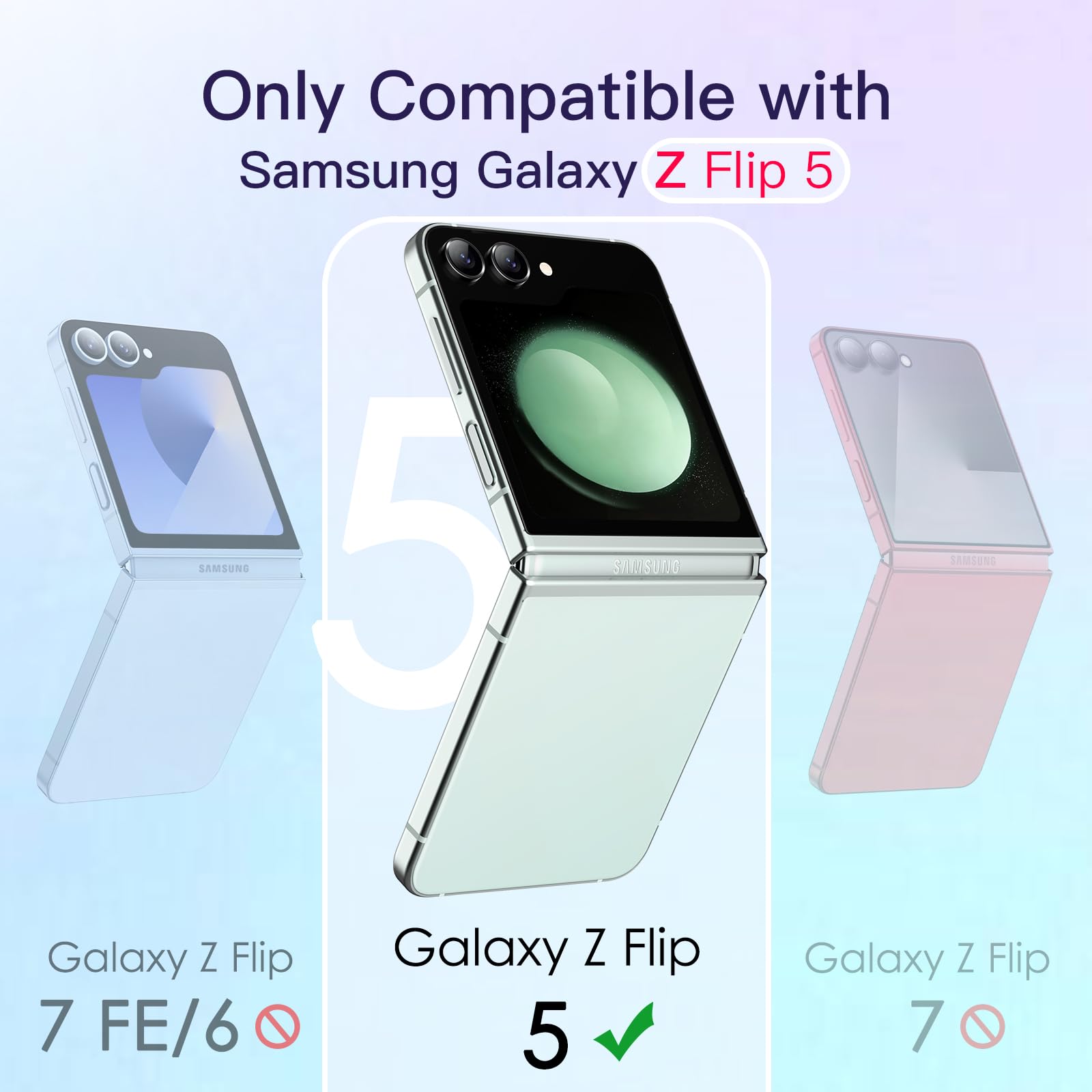 Amazon.com: JETech Magnetic Case for Samsung Galaxy Z Flip 5