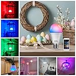 Smart Led Light Bulbs, Wi-Fi Magic Home Light Bulbs for Alexa & Google Assistant, E26, A19 Music Sync Color Changing Light Bulb, APP Remote Control on/off, Wireless, Bluetooth, 800LM, 60W,4Pack - Image 4