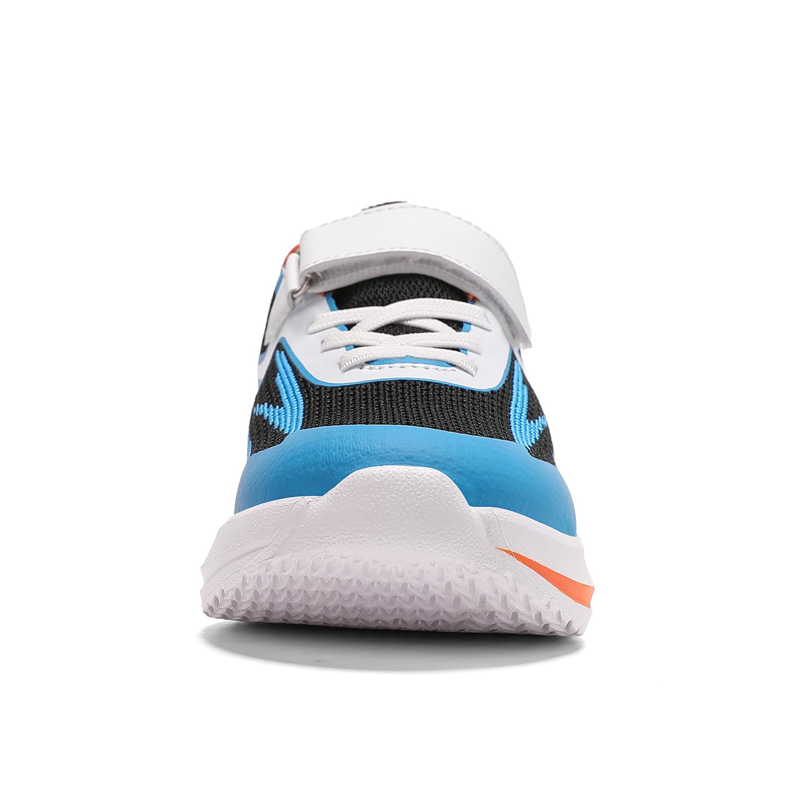 Basket Enfant Garcon Basket Fille Sneakers Running Chaussure Enfant Garçon Respirant Chaussures de Marche Chaussure Noir Bleu 36EU