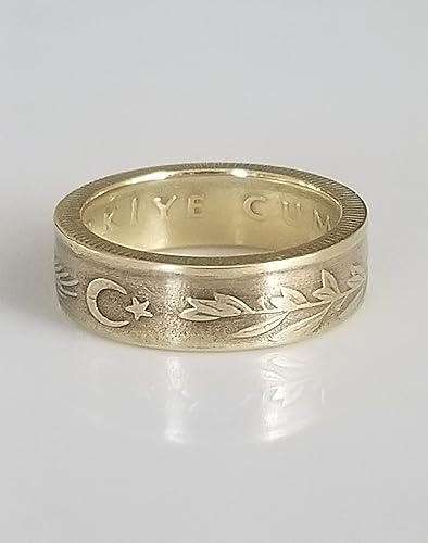 Miniatura 4 de Turkey Coin Ring | Turkey 500 Lira Ring | Handmade Ring | Travel Gift | Unique Gift