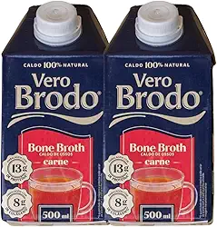 Combo 2 Un Caldo De Ossos Bone Broth Bovino 500ml Vero Brodo