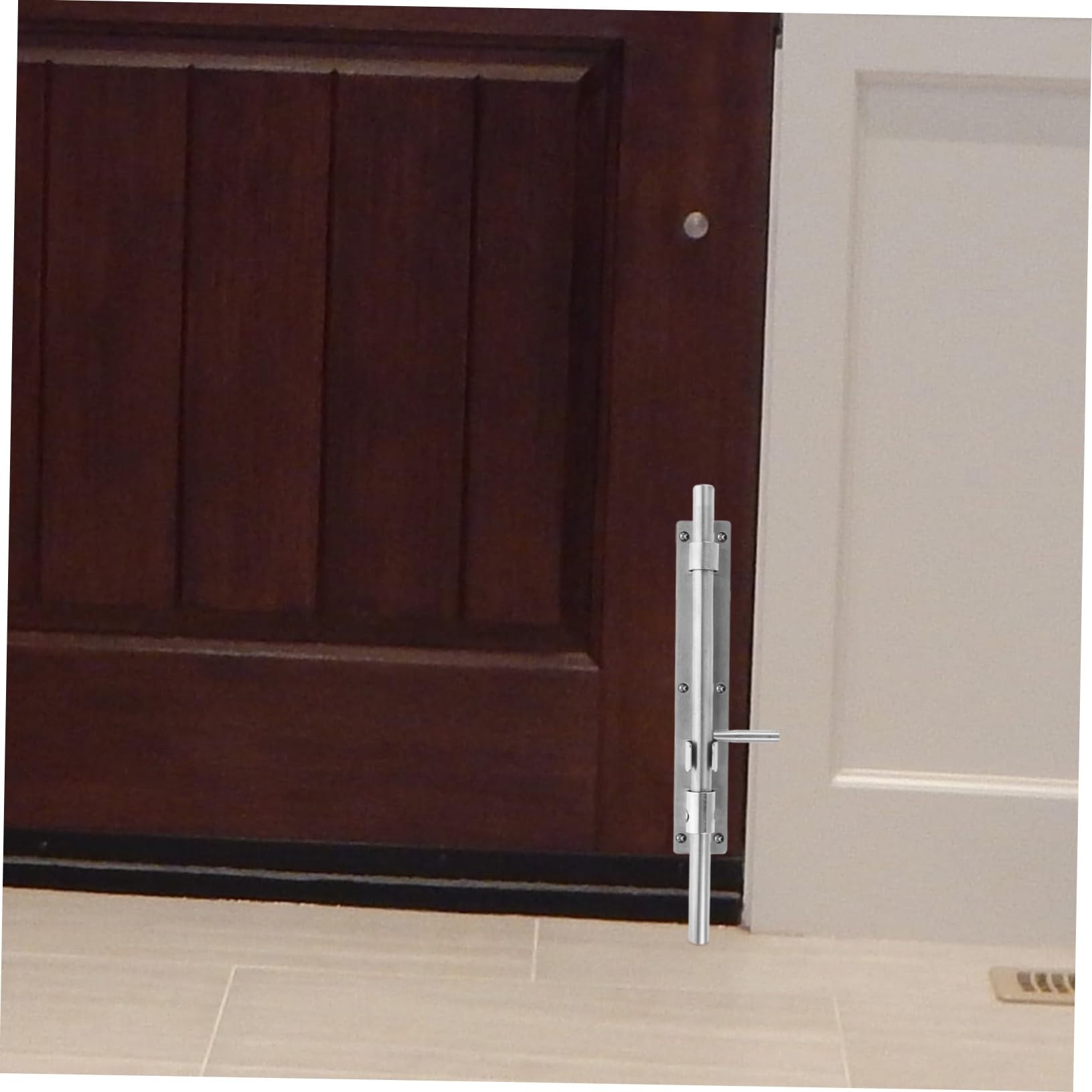 jojofuny Loquet De Porte Acier Inoxydable Verrou De Sécurité Pour Entrée De Portail Pêne Dormant Pour Porte Intérieure
