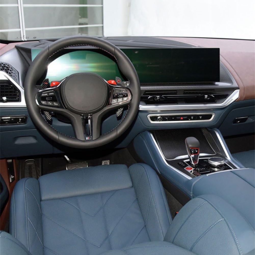 Pellicola Protettiva in Vetro temperato per Schermo autoradio BMW XM 2023 2024 con navigatore GPS.