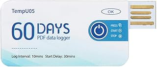 TempU05 Temperature Data Logger, USB Single Use Temperature Recorder PDF Report for pharmaceuticals Cold Chain(TempU05)