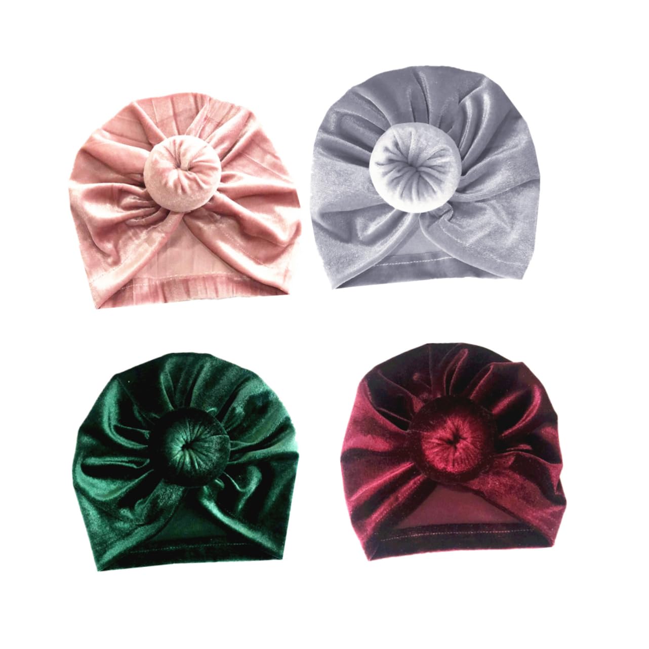 ibasenice 8 Pezzi Cappello Invernale per Bambina Cappello Invernale per Bambina Cappelli E Berretti per Neonate Fasce per La Testa della Neonata Cappello in per Bambini Cappello