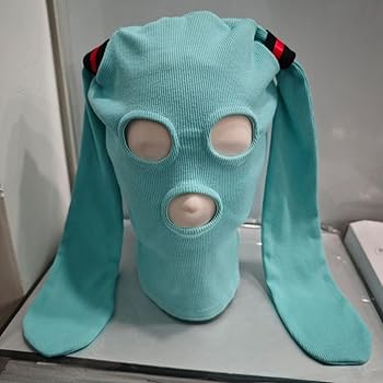 Amazon.co.jp: [HAOJEE] 初音ミク ミク お面 着ぐるみ ニット帽