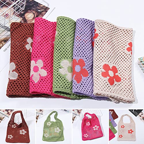 Bolso Tote de Crochet Ovida para Playa y Uso Diario miniatura 4